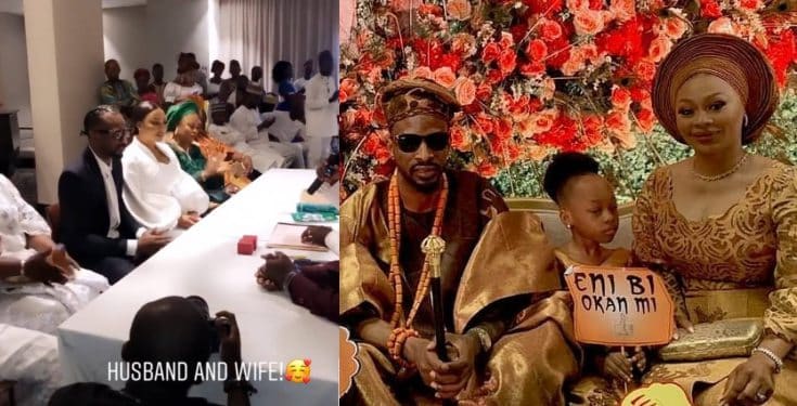 Photos From 9ice’s Traditional Engagement And Court Wedding To Olasunkanmi